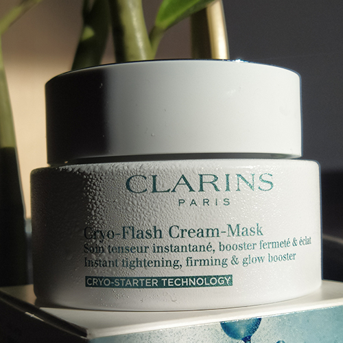Complete review of CRYO FLASH mask from Clarins