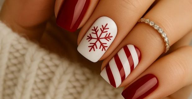 Ongles de Noël