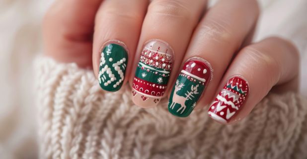 Ongles de Noël