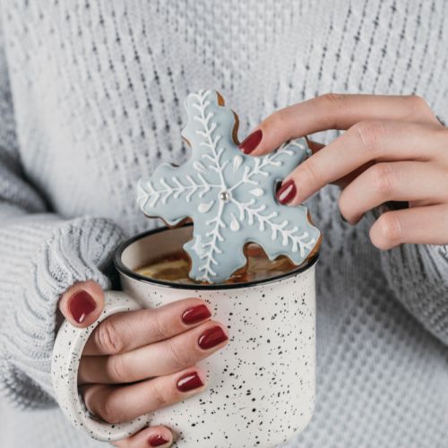 Idées de manucure de Noël
