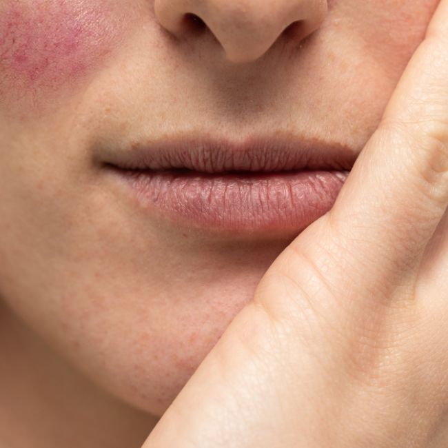 Heb je rosacea? Zo kan een milde, zorgvuldig gekozen huidverzorgingsroutine je helpen.