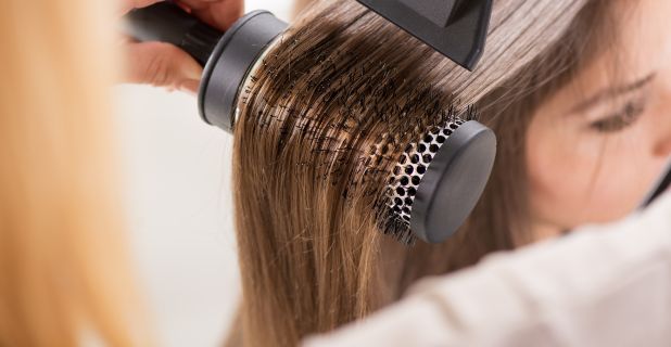 Photo de cheveux en verre textuel