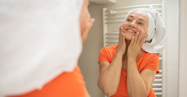 Foto di un testo sulle creme al collagene