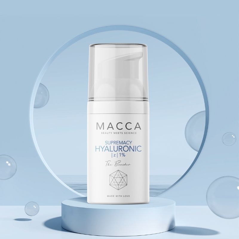 Intensive facial routine with hyaluronic acid