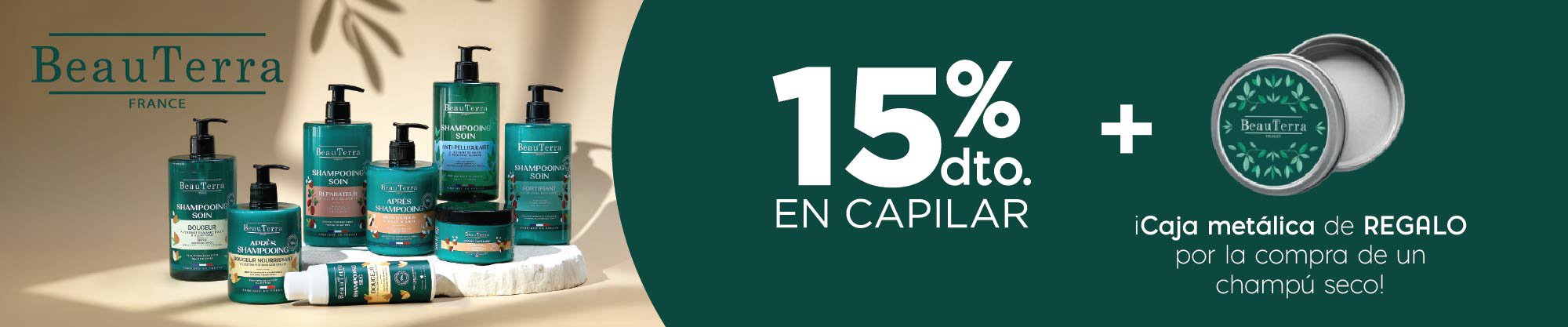 Beauterra 15% descuento
