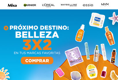 L'Oréal Consumo — Promoción 3x2 en Mixa, Garnier, L'Oréal Paris, Maybelline, essie y NYX