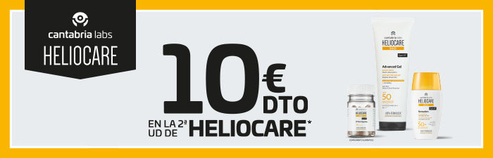 Heliocare — 10€ dto en la 2ª unidad