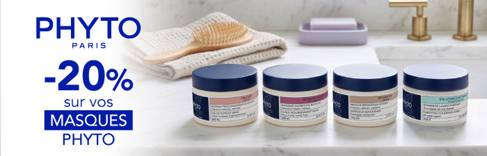 Phyto - 20% sur vos masques