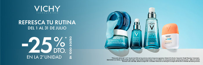 Vichy — 25% de descuento en la 2ª unidad