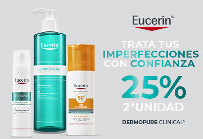 Eucerin DermoPure — 25% dto en la 2ª unidad