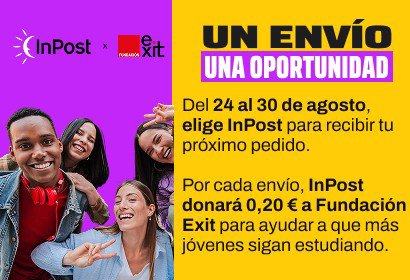 InPost — donación a Fundación Exit
