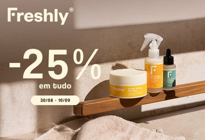 Freshly Cosmetics — 25% dto em tudo