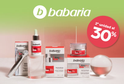 Babaria 2ª unidad al 30% en tratamiento facial