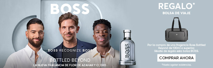 Boss Bottled Beyond eau de toilette intense — bolsa de viaje de regalo
