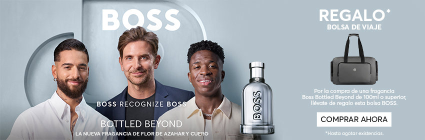 Boss Bottled Beyond eau de toilette intense — bolsa de viaje de regalo