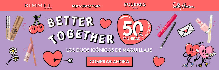 Max Factor, Rimmel London, Bourjois y Sally Hansen