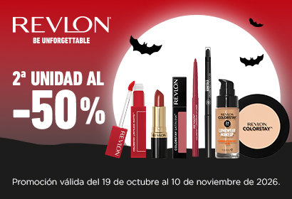Revlon 50% dto en la 2ª unidad