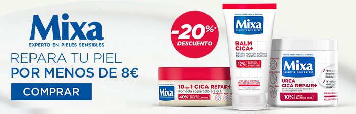Mixa: 20% de descuento