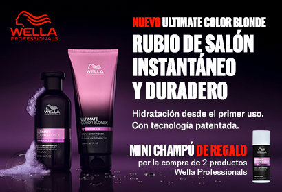 Wella Professionals Ultimate Color Blonde: rubio de salón instantáneo y duradero — mini champú de regalo por la compra de 2 productos